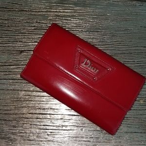 Red Dior Wallet